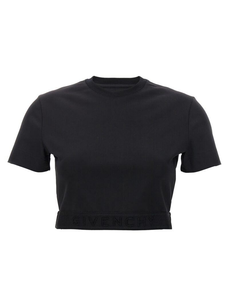 Cropped t-shirt GIVENCHY Black