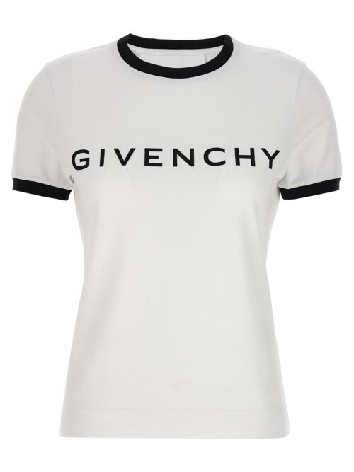 Logo print T-shirt GIVENCHY White/Black