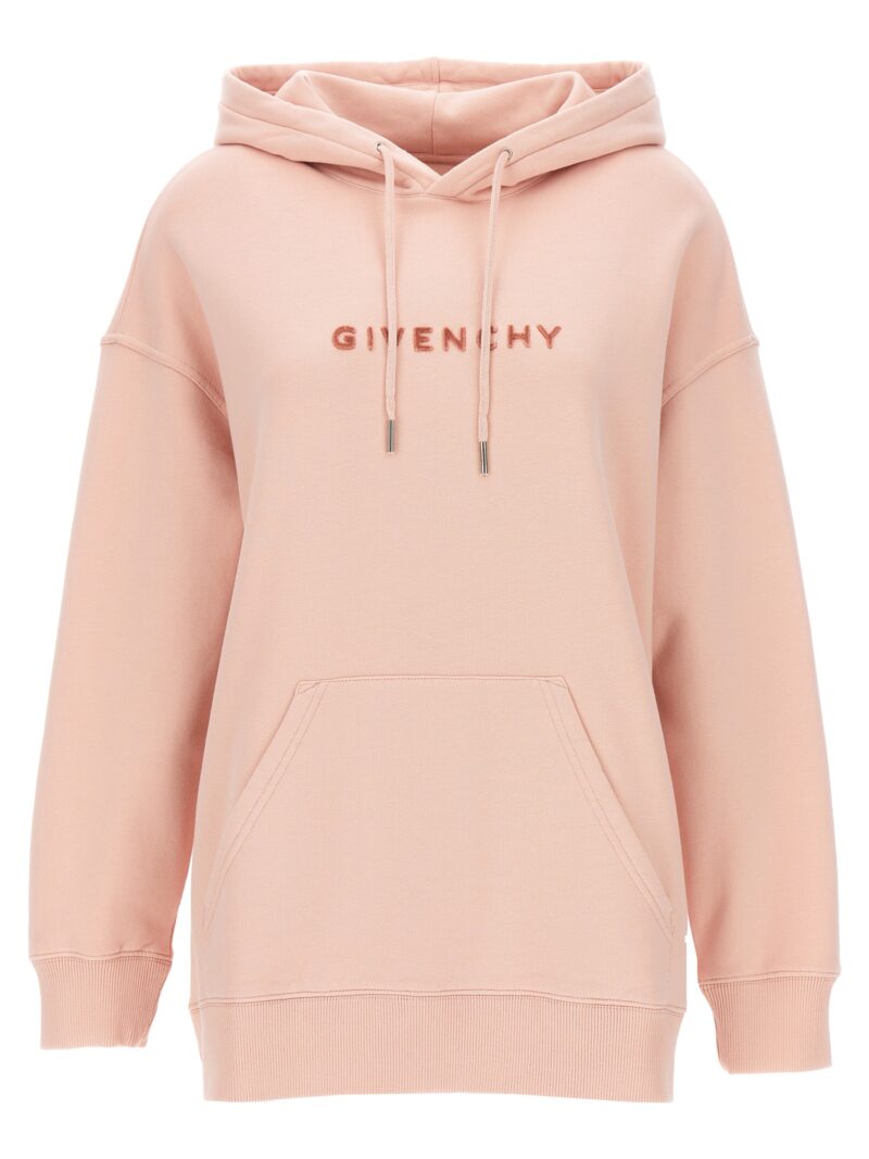Flocked logo hoodie GIVENCHY Pink