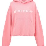 Cropped logo hoodie GIVENCHY Pink