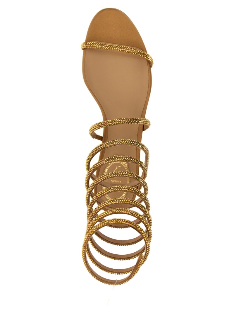 'Supercleo' sandals  RENÉ CAOVILLA Gold