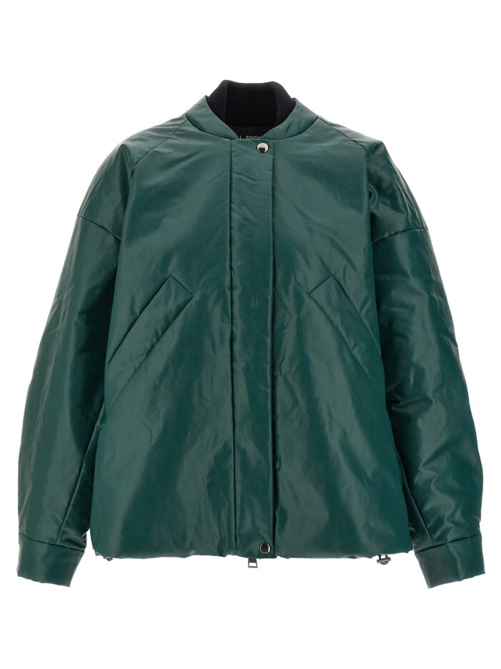 'Oversized padded' bomber jacket KASSL EDITIONS Green