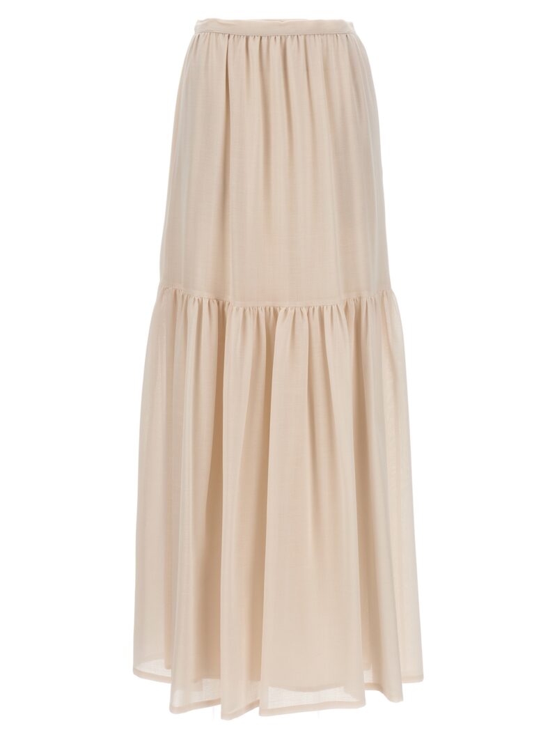 'Cafila' long skirt MAX MARA White