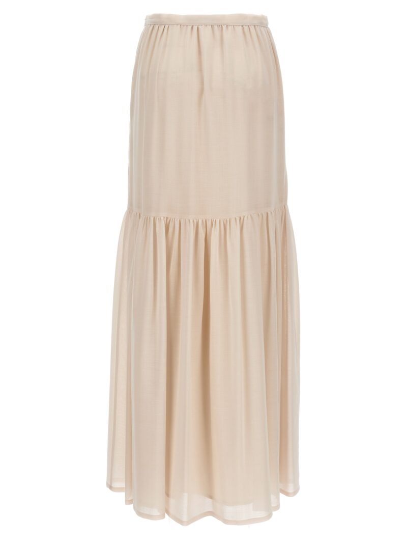 'Cafila' long skirt CAFILA006 MAX MARA White