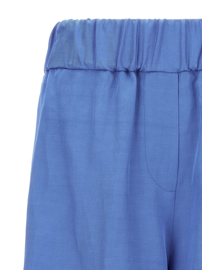 Elastic shorts at the waist Woman ALBERTO BIANI Light Blue
