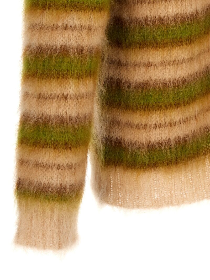 Striped mohair cardigan 80% mohair