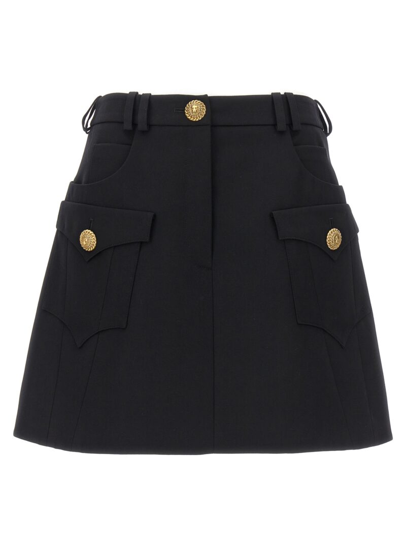 Mini skirt BALMAIN Black