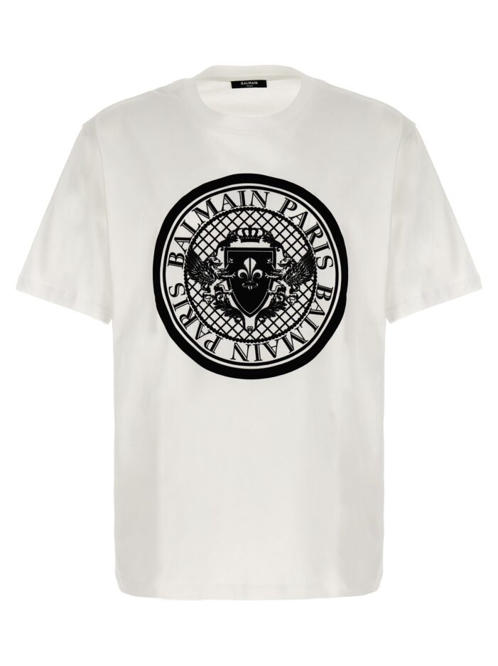 'Coin' T-shirt BALMAIN White/Black