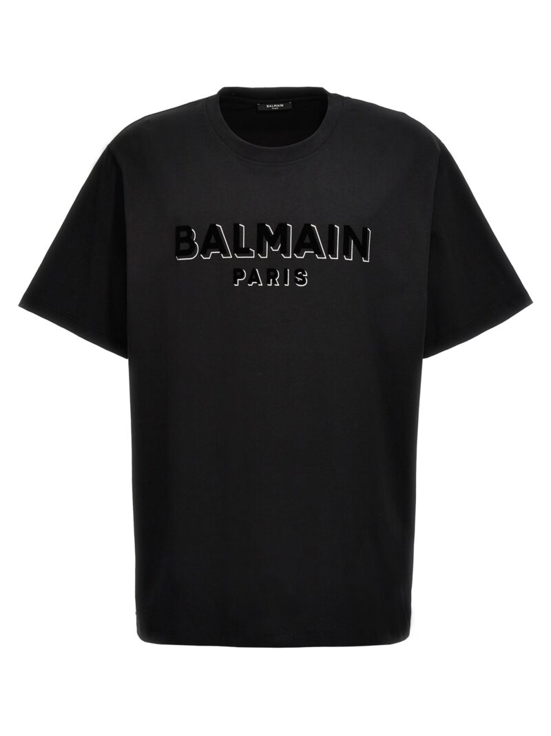 Logo T-shirt BALMAIN Black