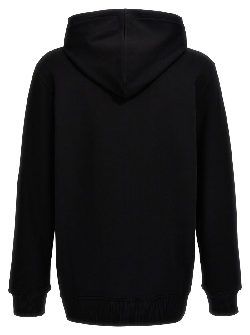 Reflective logo hoodie CH1JT046BC22EBP BALMAIN Black