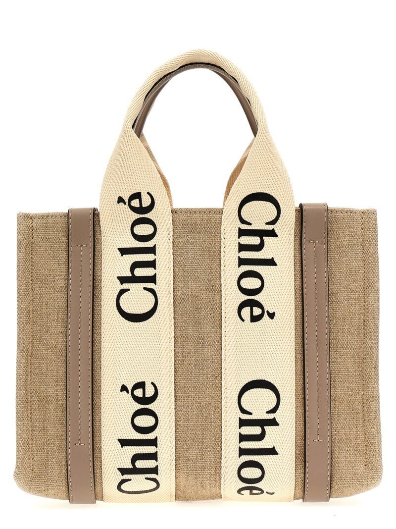 'Woody Small' shopping bag CHLOÉ Gray