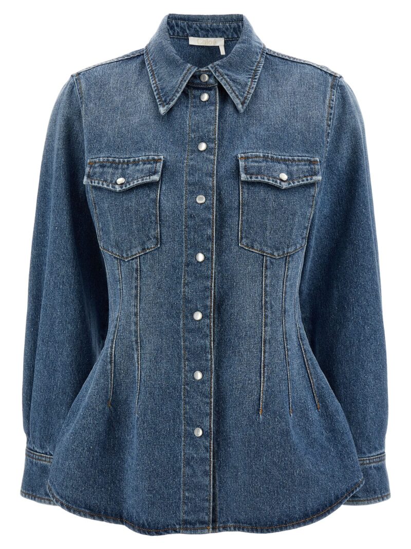 Denim shirt CHLOÉ Blue