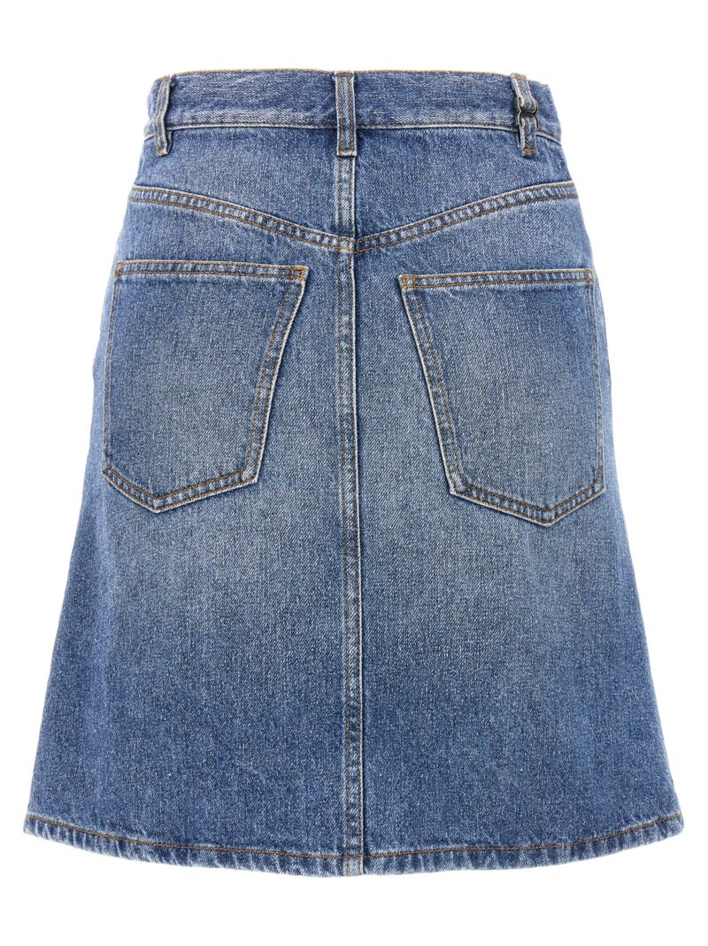 Denim mini skirt CHC24SDJ01157470 CHLOÉ Blue