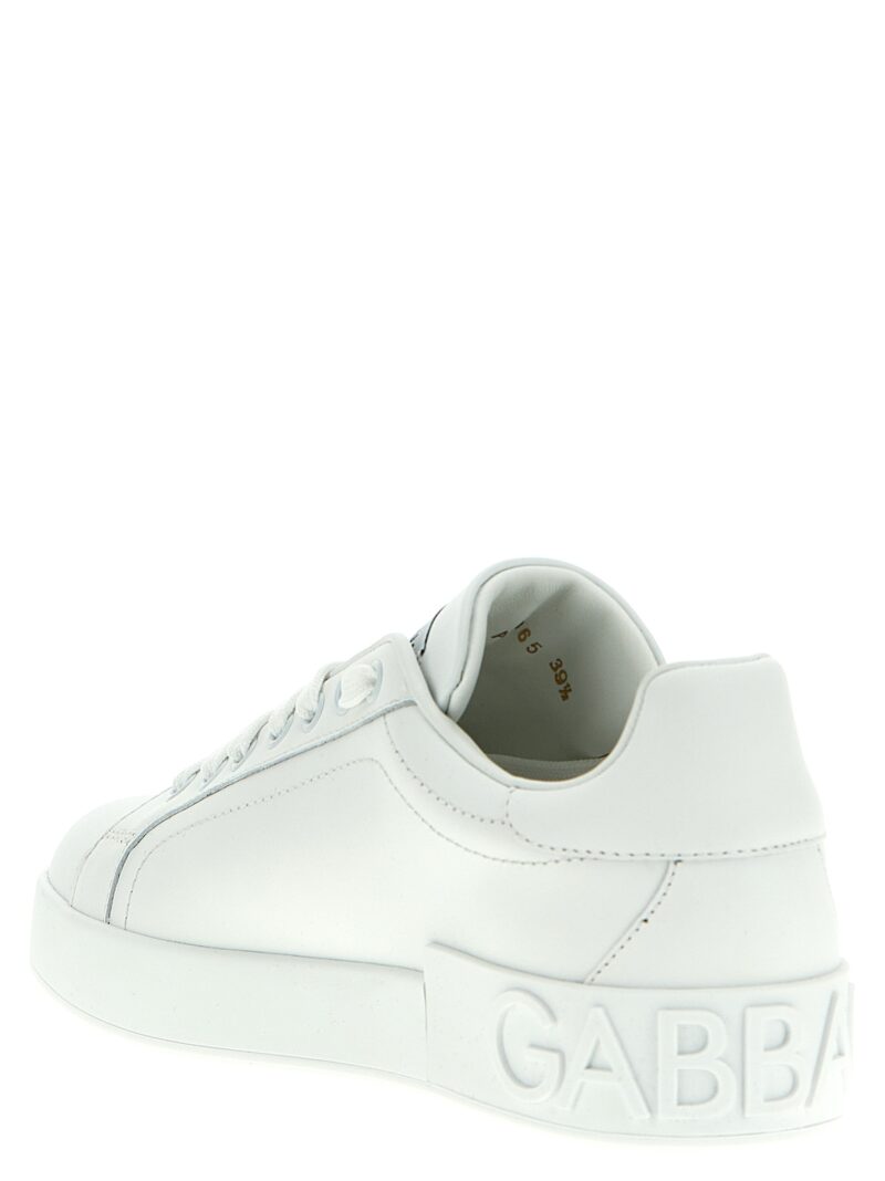 'Portofino' sneakers 100% calfskin leather (Bos Taurus) DOLCE & GABBANA White