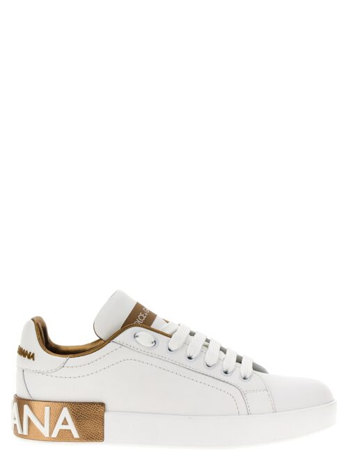 Portofino sneakers DOLCE & GABBANA Gold