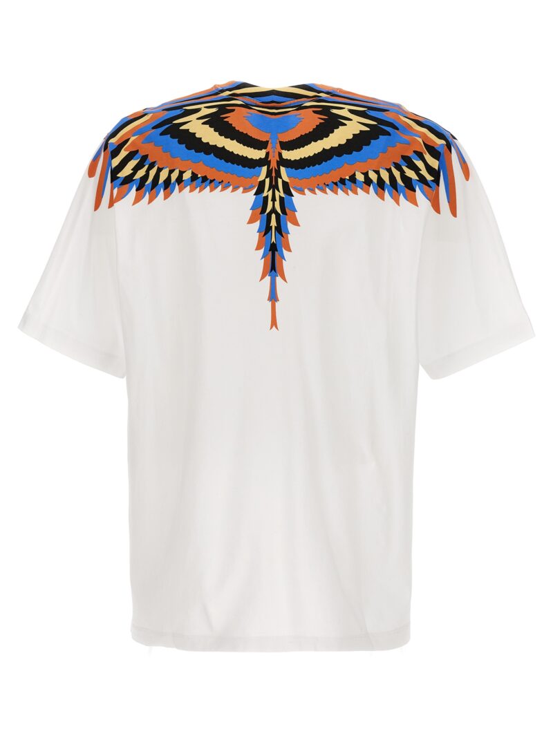 'Optical wings' T-shirt CMAA054F23JER00101330133 MARCELO BURLON - COUNTY OF MILAN White