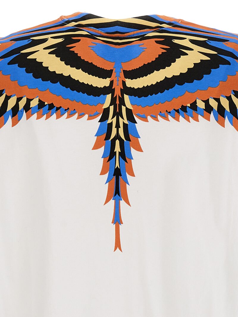 'Optical wings' T-shirt 100% cotton MARCELO BURLON - COUNTY OF MILAN White
