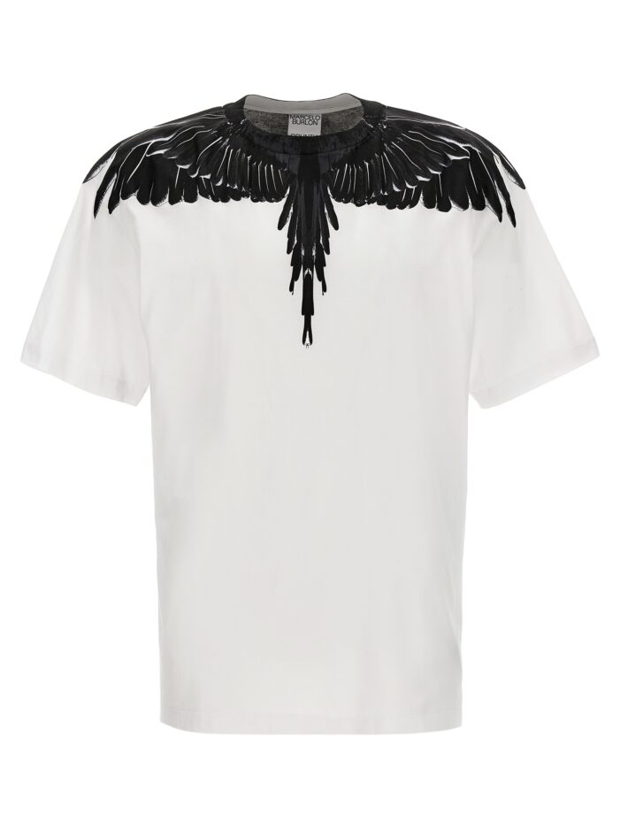 'Icon wings' T-shirt MARCELO BURLON - COUNTY OF MILAN White/Black