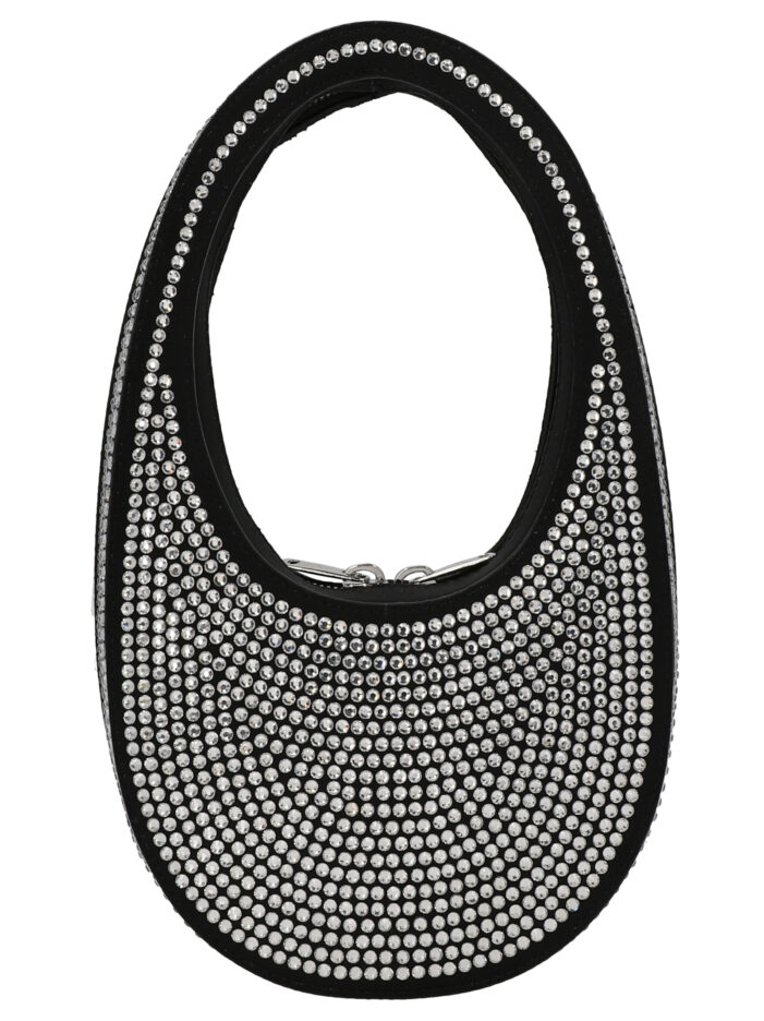 'Crystal-Embellished Mini Swipe Bag' handbag COPERNI Black