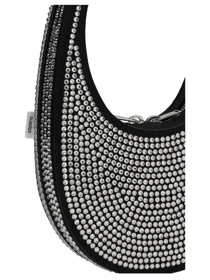 'Crystal-Embellished Mini Swipe Bag' handbag Woman COPERNI Black