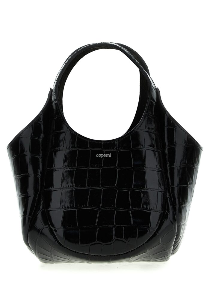 'Croco Mini Bucket Swipe' handbag COPERNI Black