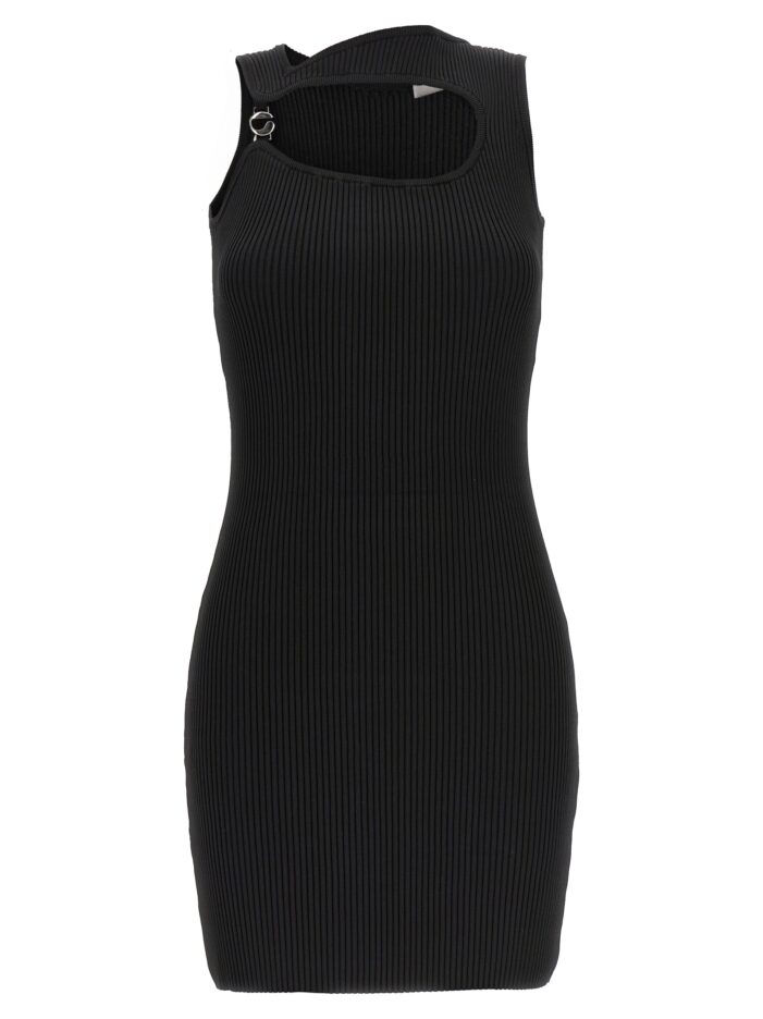 'Knitted cut-out' mini dress COPERNI Black