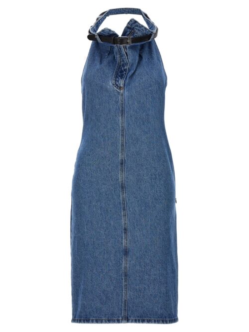 'Belt Halter Neck' dress COPERNI Blue