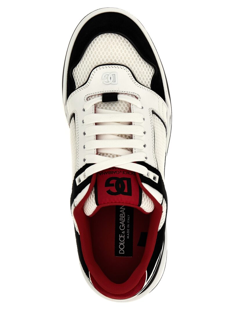 Low sneakers 50% polyester 40% le 5% elastane 5% viscose DOLCE & GABBANA White/Black