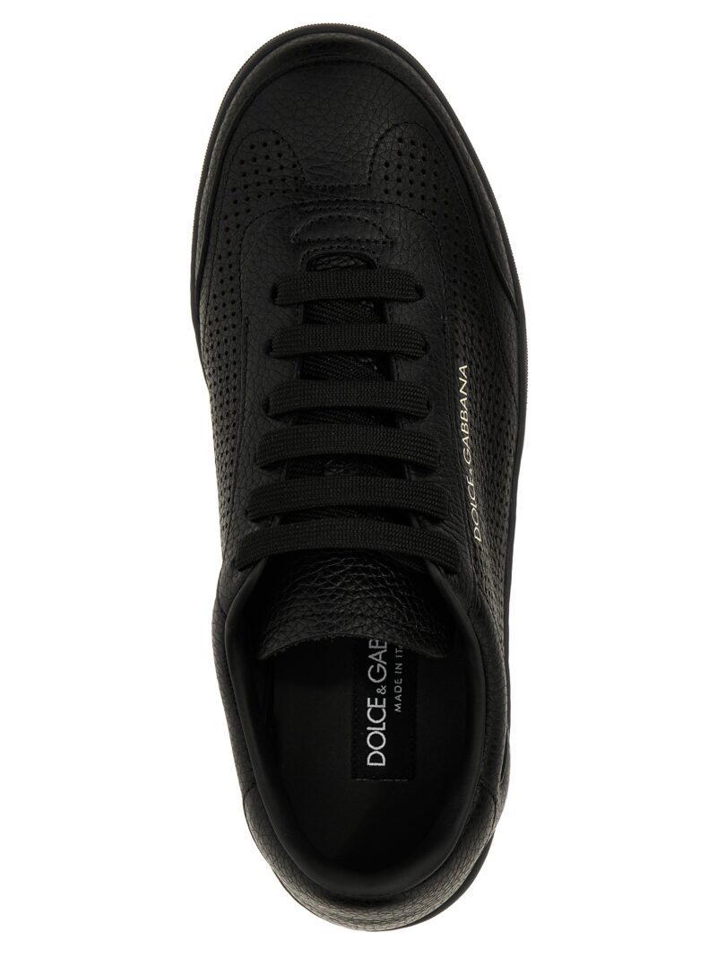 'Saint Tropez' sneakers 60% calf leather 40% lamb leather DOLCE & GABBANA Black