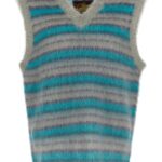 'Brushed Stripes Fuzzy Wuzzy' vest MARNI Multicolor