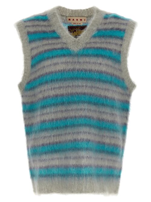 'Brushed Stripes Fuzzy Wuzzy' vest MARNI Multicolor