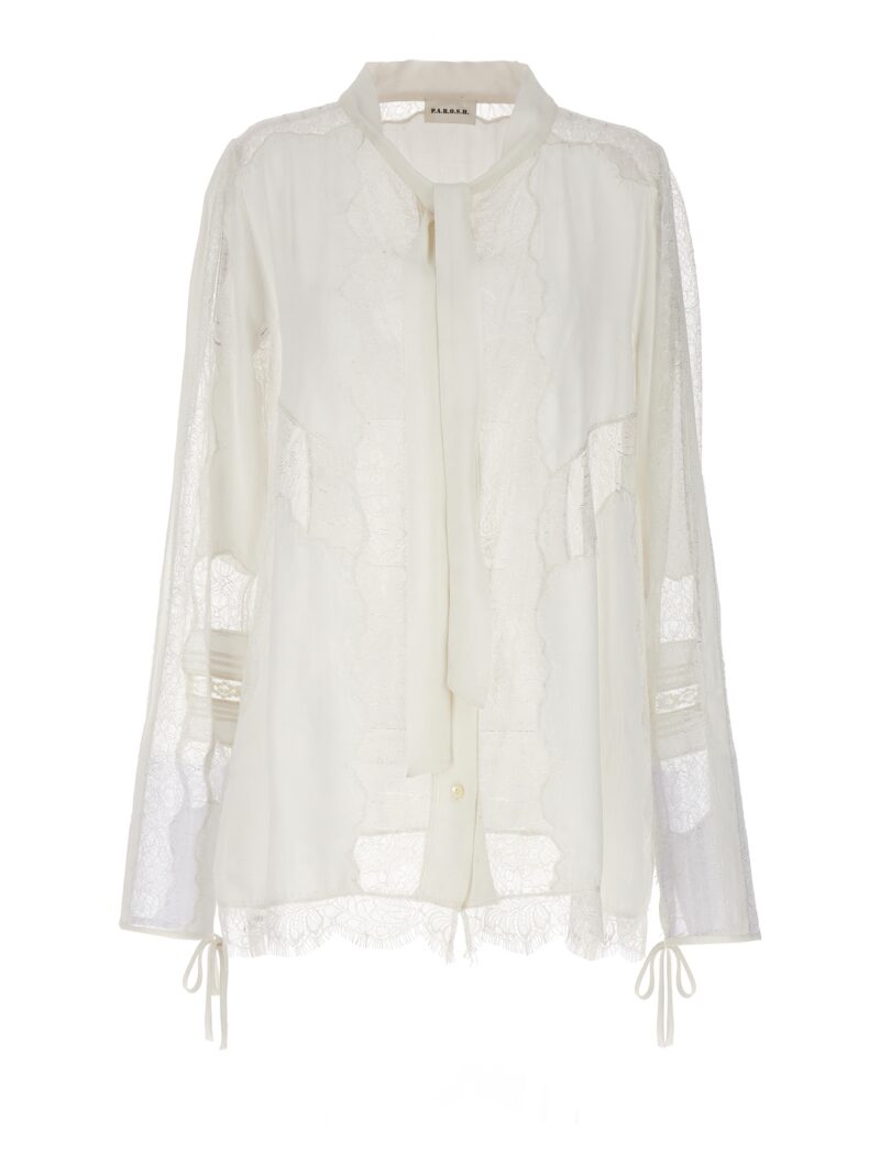 Lace shirt P.A.R.O.S.H. White