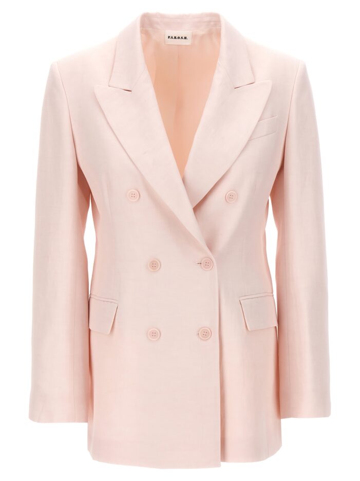 Double-breasted blazer P.A.R.O.S.H. Pink