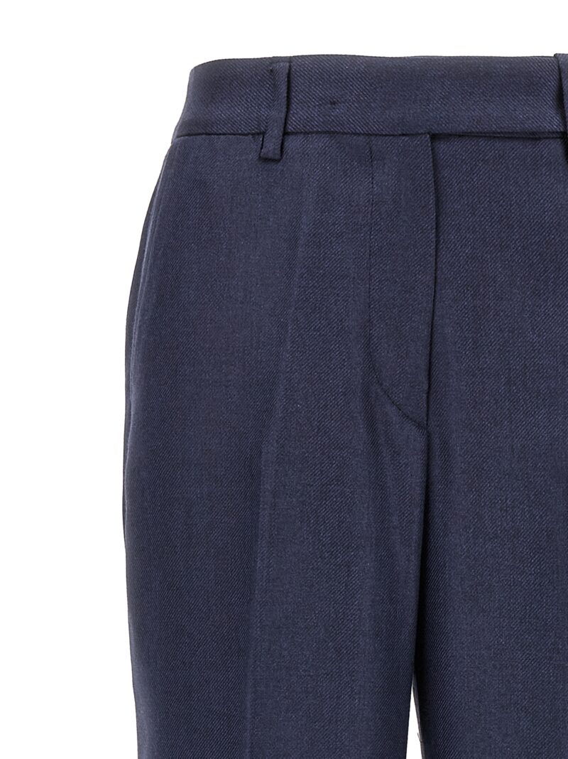 Silk cashmere pants Woman KITON Blue