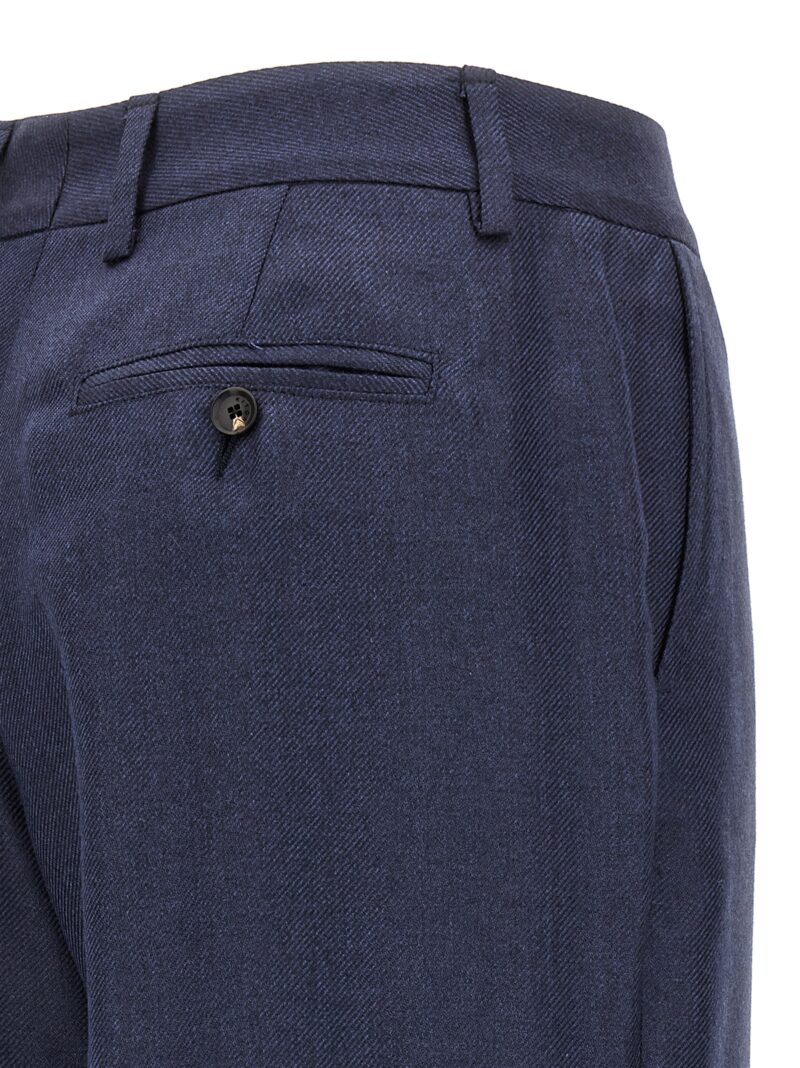 Silk cashmere pants 70% cashmere 30% silk KITON Blue