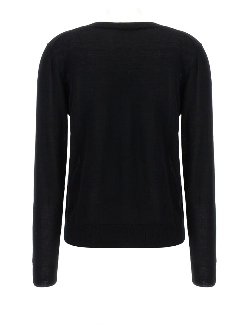 V-neck sweater D511652LINFA013 P.A.R.O.S.H. Black