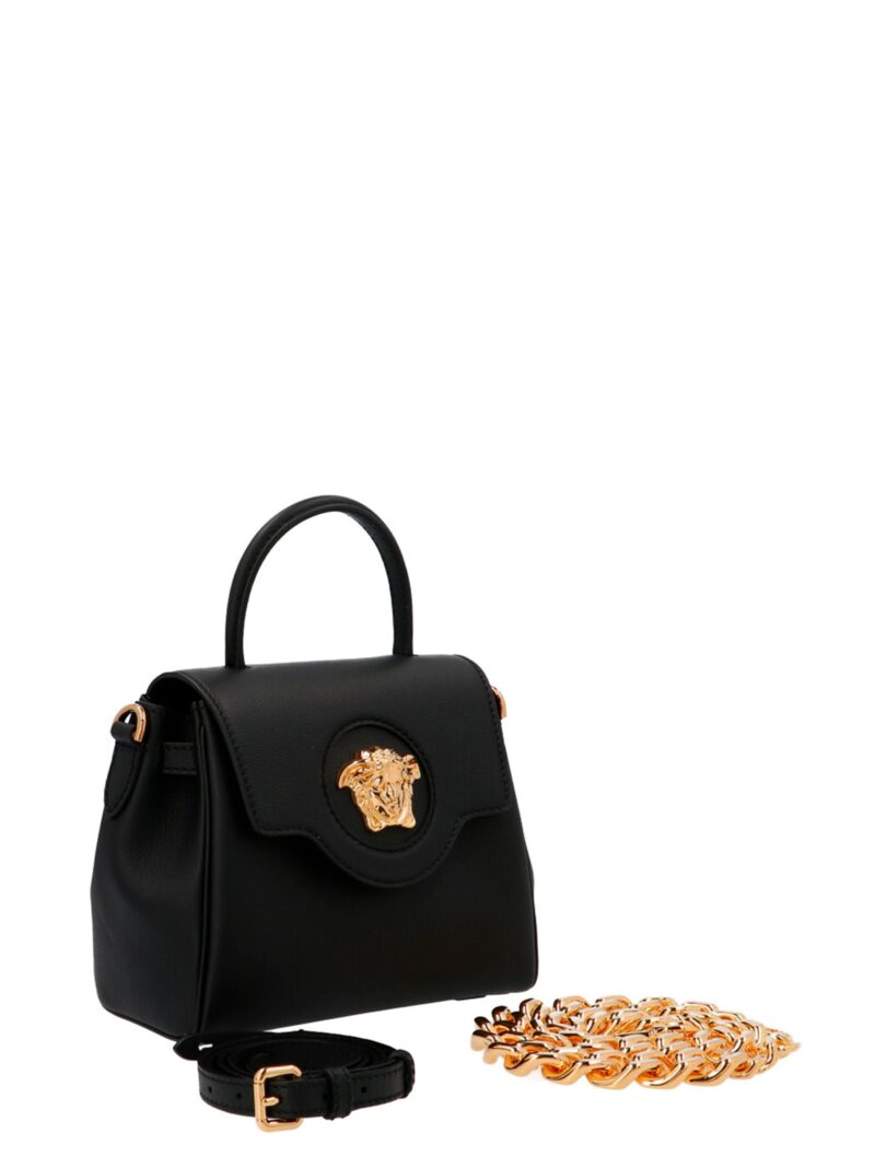 'Medusa' handbag 100% calfskin leather VERSACE Black