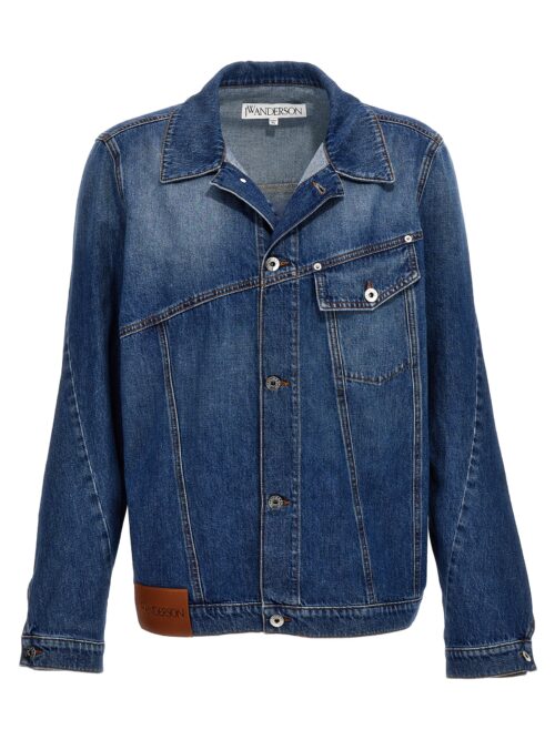 'Twisted workwear' denim jacket J.W.ANDERSON Blue