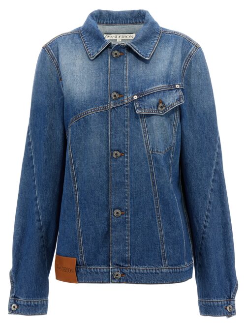 'Twisted' denim jacket J.W.ANDERSON Blue