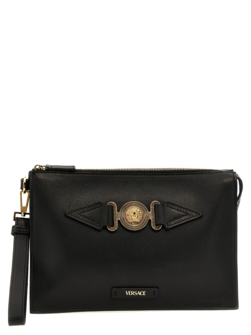 'Medusa Biggie' clutch VERSACE Black