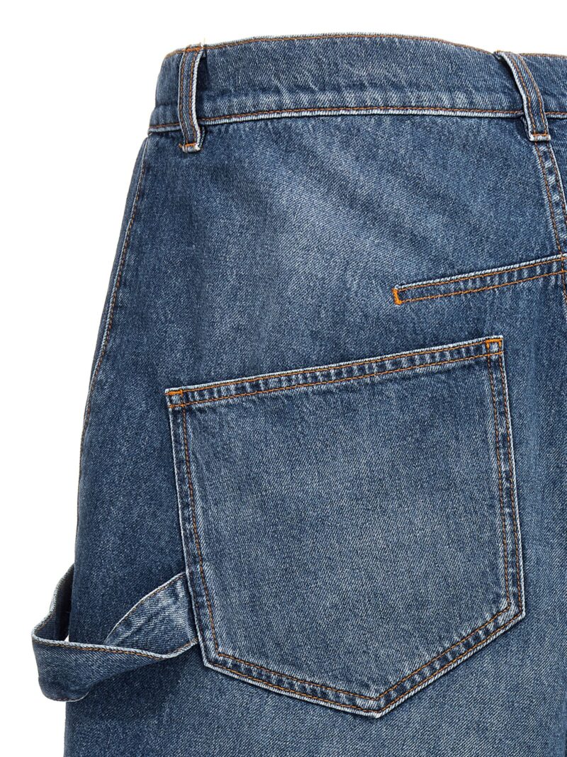 'Twisted workwear' bermuda shorts 100% cotton J.W.ANDERSON Blue