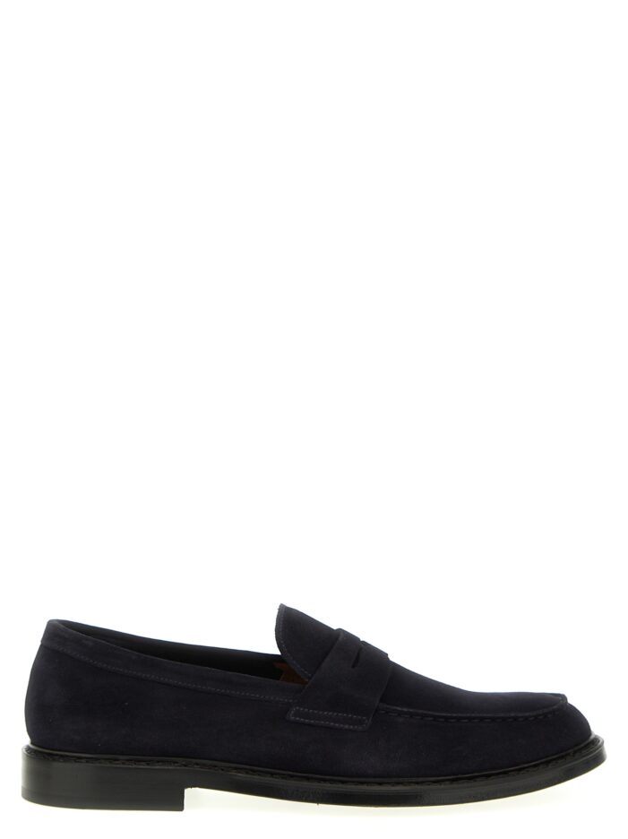 Suede loafers DOUCAL'S Blue