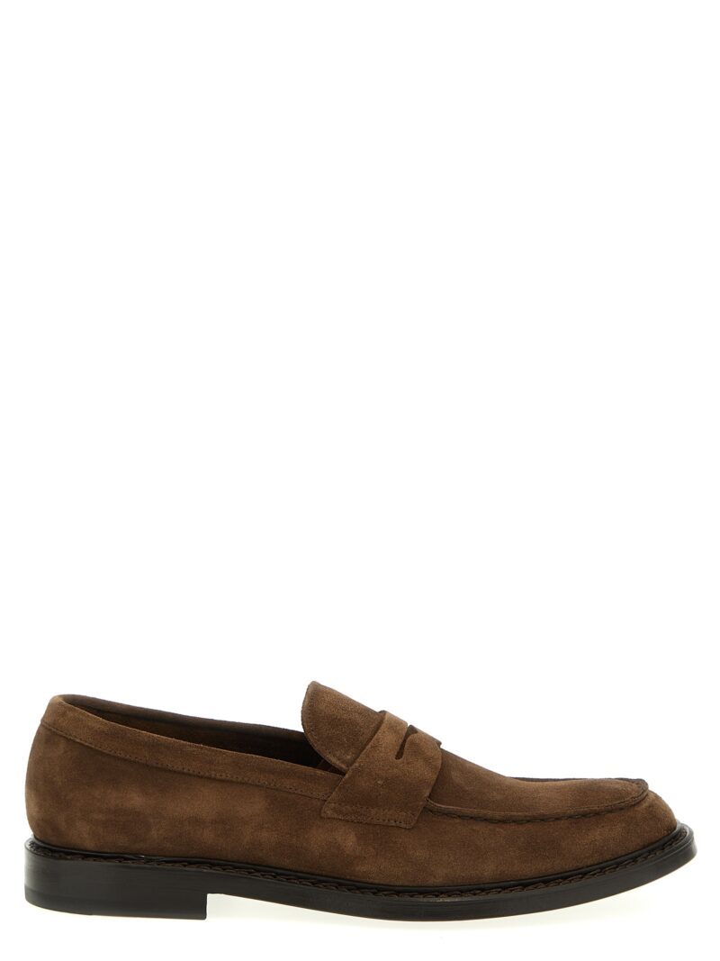 Suede loafers DOUCAL'S Brown
