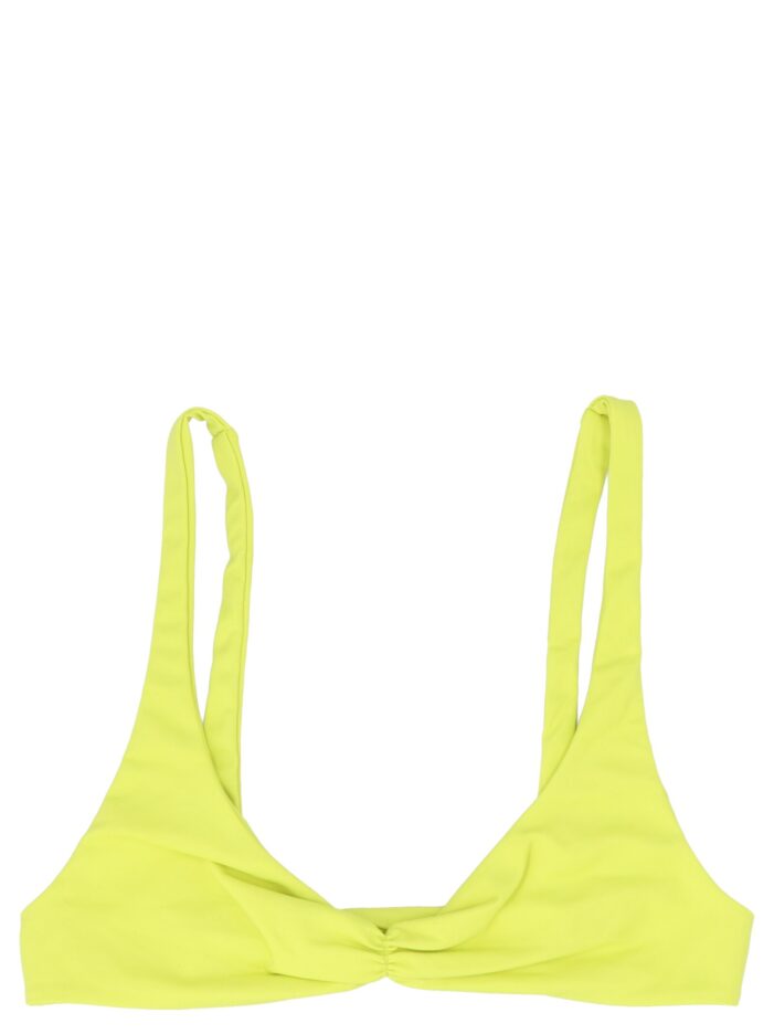 Beachwear capsule triangle bra THE ATTICO Yellow