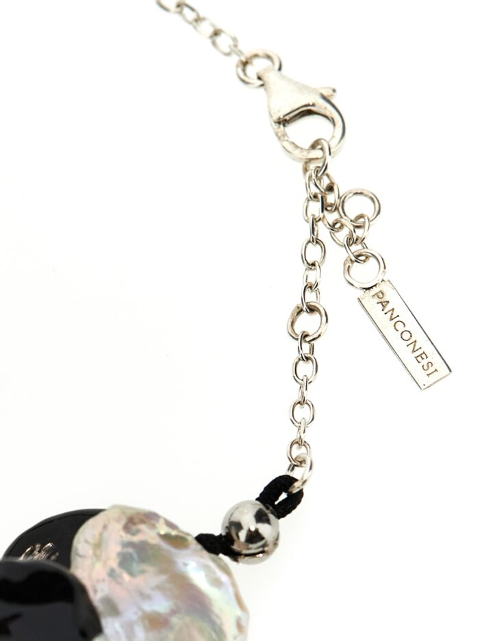 'Vacanza Pearl' bracelet F23WR003SBLACK PANCONESI White/Black