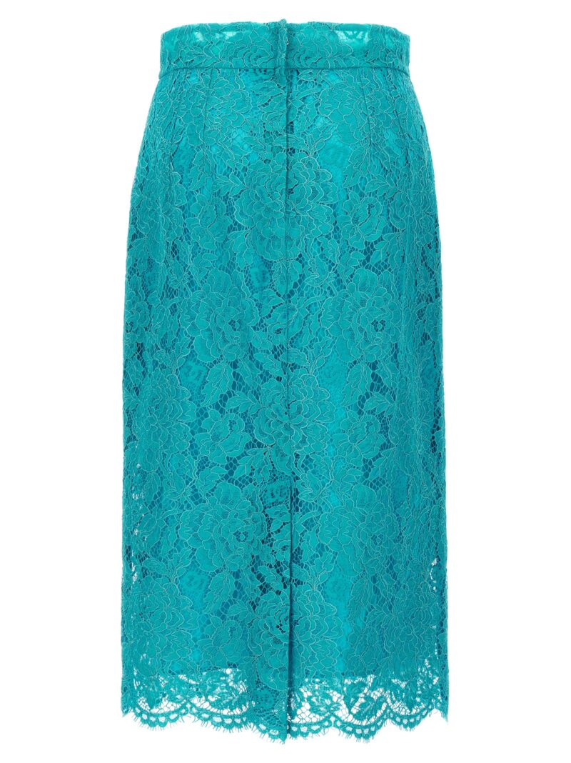 Lace skirt F4B7ITHLM7LB4469 DOLCE & GABBANA Light Blue