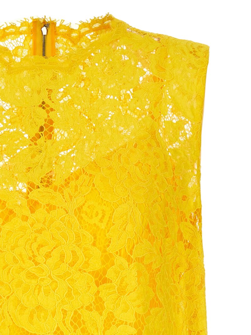 Lace top Woman DOLCE & GABBANA Yellow