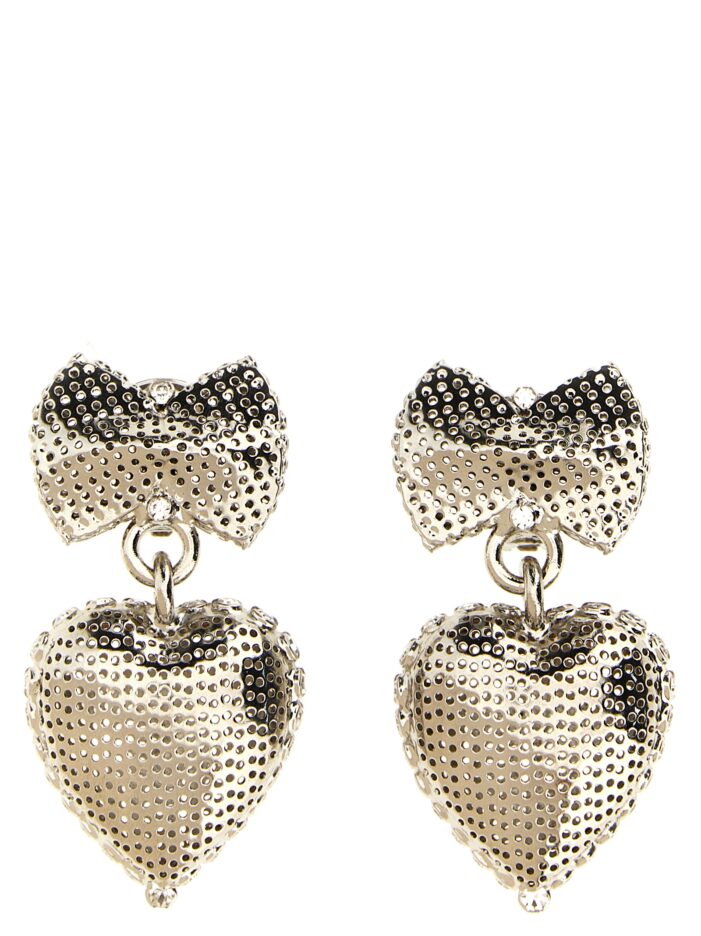'Metal heart' earrings ALESSANDRA RICH Silver