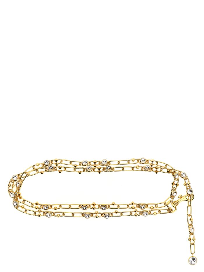 Chain and crystal belt ALESSANDRA RICH Gold