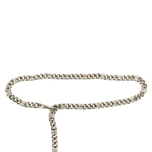 Chain belt with rhinestones ALESSANDRA RICH Silver